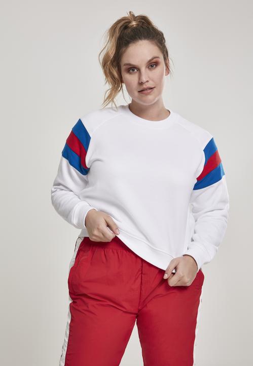 Immagine prodotto Urban Classics Girocollo con maniche a strisce da donna (XL)