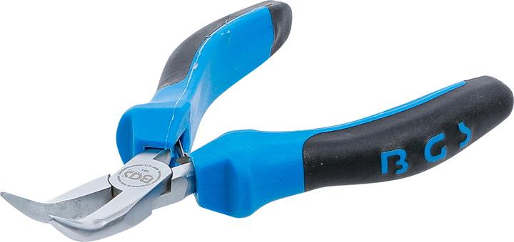 Produktbild BGS Elektronik-Spitzzange gebogen mit Feder 138 mm (138 mm)