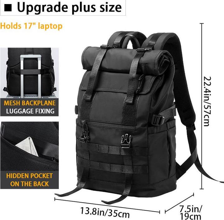 Only-Bags.Store Convertible Travel Backpack (31 l)