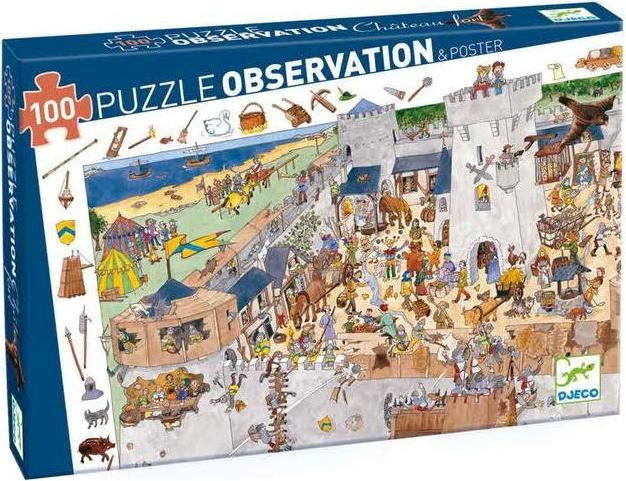 Immagine prodotto Djeco Il castello 100 parti (100 pezzi)