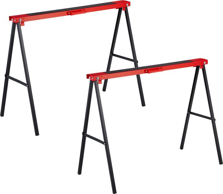 Relaxdays Klappbarer Arbeitsbock 100 kg 2er Set (100 cm, 49 cm)