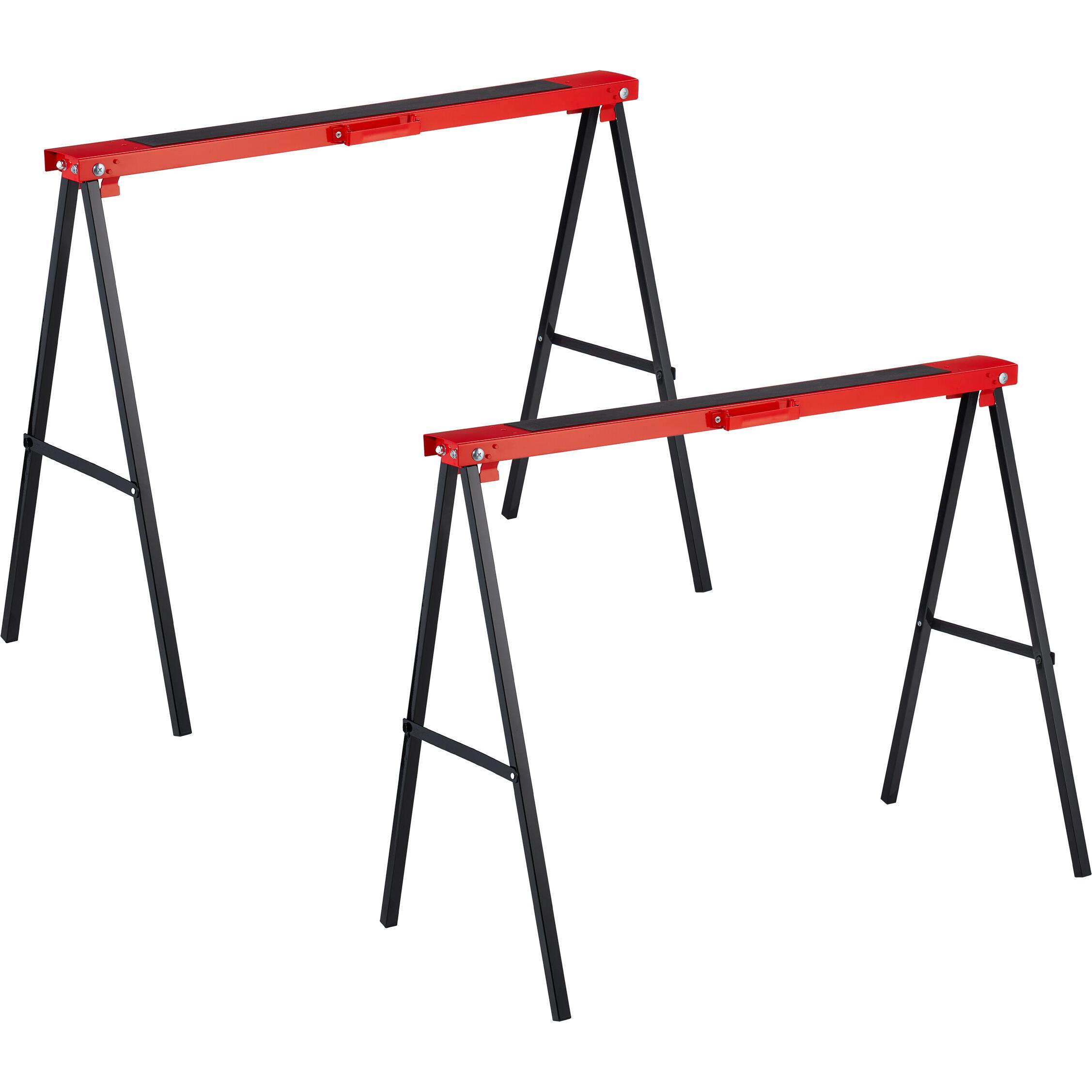 Relaxdays, Banco da lavoro, Klappbarer Arbeitsbock 100 kg 2er Set (100 cm, 49 cm)