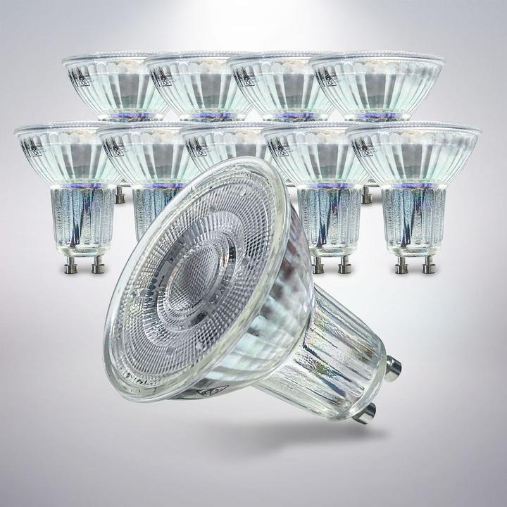 Actual product image B.K.Licht LED bulbs, set of 10, GU10/5W/400lm (GU10, 400 lm, 10x)