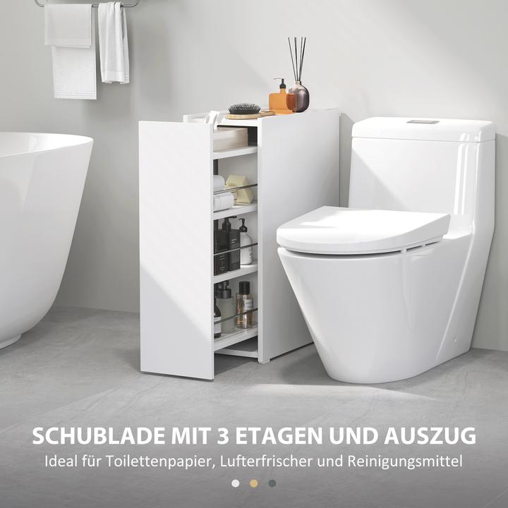 Immagine prodotto Homcom Armadietto da bagno (25 x 47 x 66,5 cm)