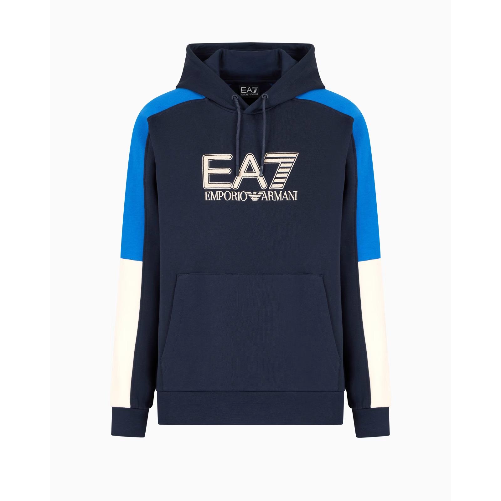 Emporio Armani, Herren, Pullover, Hoodie, Blau, (L)