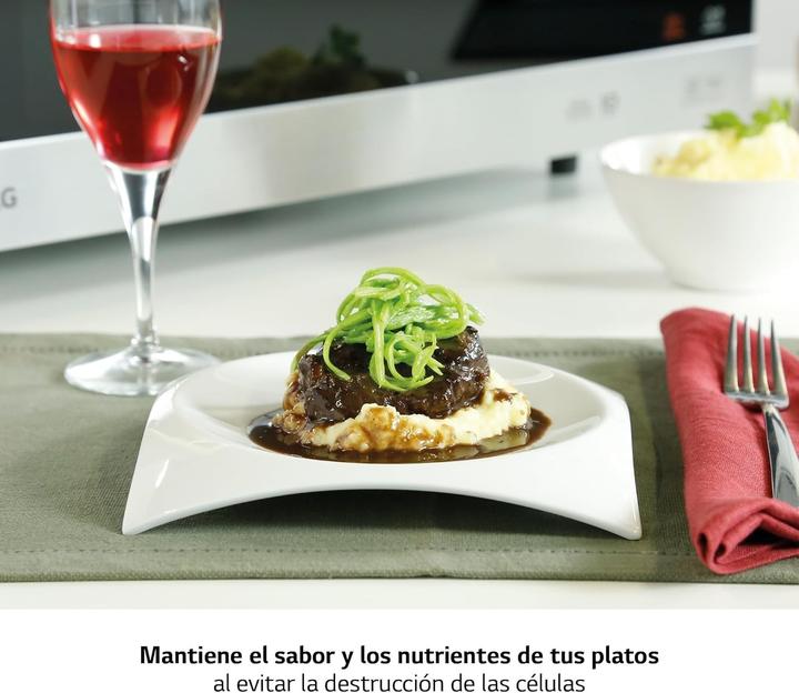 Actual product image LG MJ3965ACS microwave oven Flat surface Microwave with grill 39 L 1350 W Stainless steel