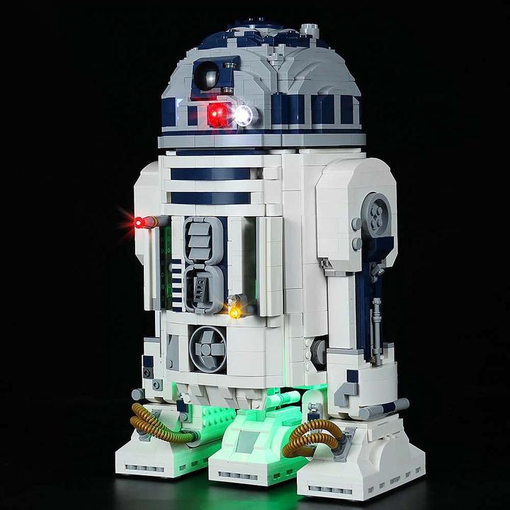 Image du produit BrickBling Set de lumière LED pour LEGO Star Wars : R2-D2 (75308) incl. télécommande
