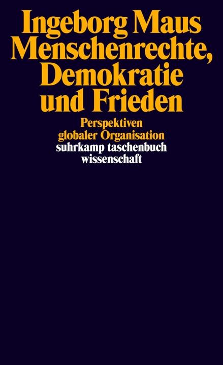 Produktbild Menschenrechte, Demokratie und Frieden (Deutsch, Ingeborg Maus, 2015)