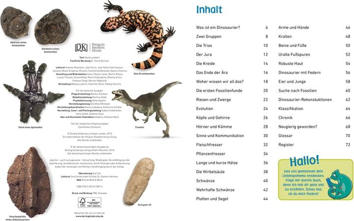 Produktbild memo Wissen entdecken. Dinosaurier (Deutsch, Dorling Kindersley, 2018)