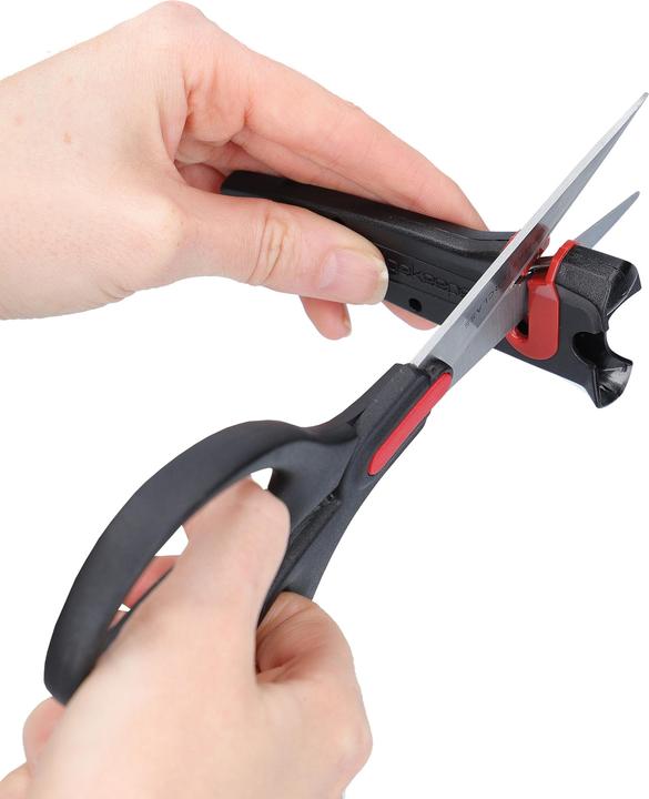 Actual product image Master Class MasterClass Edgekeeper Stainless Steel Self-Sharpening Scissors, 22cm (8 1/2"), Clam Packed (22 cm)