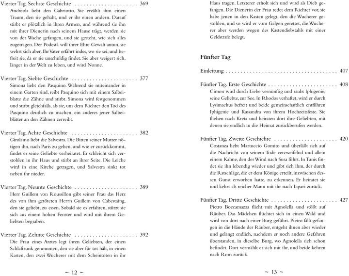 Produktbild Das Dekameron. Vollständige Ausgabe (Deutsch, Giovanni Boccaccio, 2013)