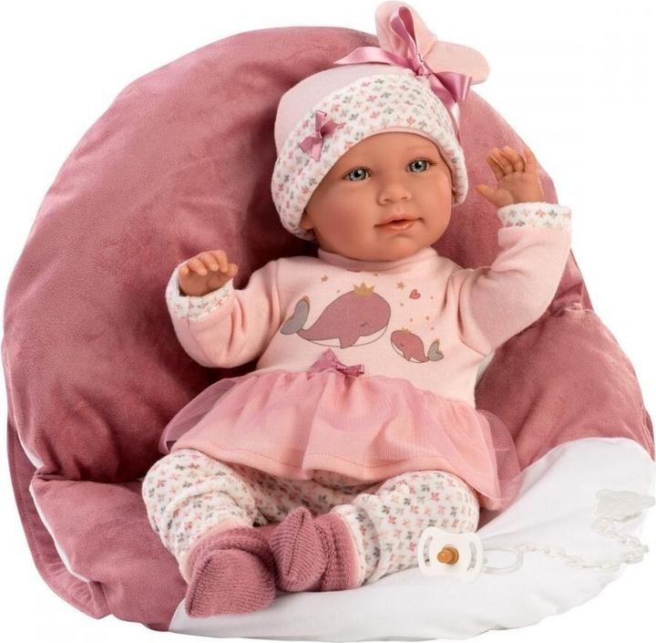 Productafbeelding Llorens Mimi babypop met draagzak, 42 cm