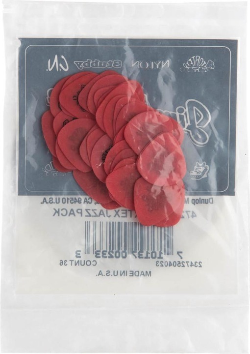 Actual product image Dunlop Tortex Jazz 1 red L 1 (36) (36 x)