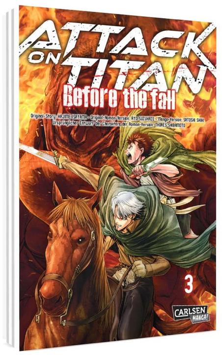 Produktbild Attack on Titan - Before the Fall, Band 3 (Deutsch, Hajime Isayama, 2015)