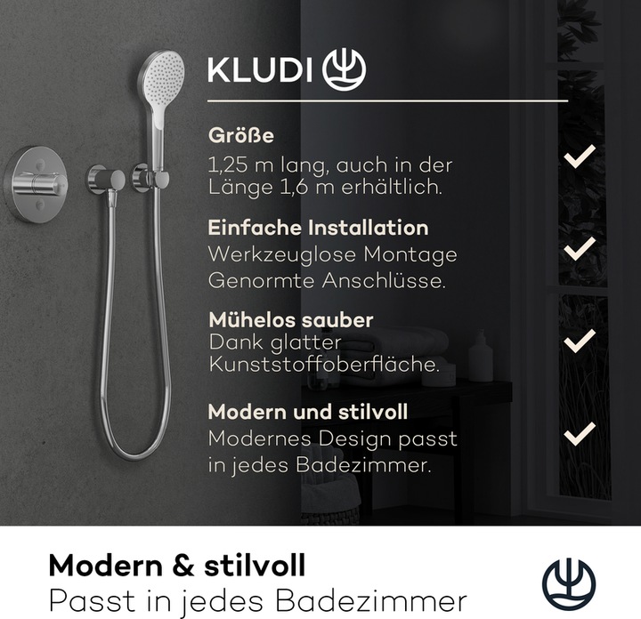 Produktbild Kludi X3 Duschschlauch (125 cm)