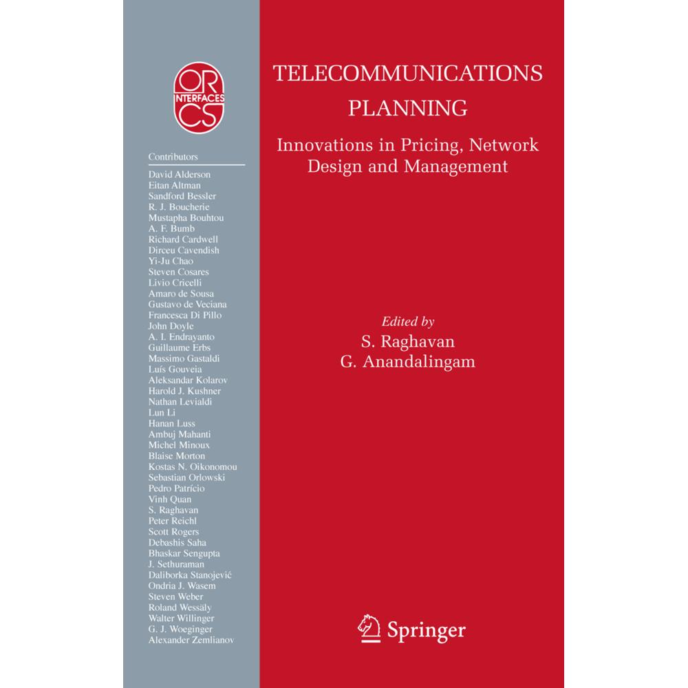 Telecommunications Planning, Fachbücher von S. Raghavan, G. Anandalingam