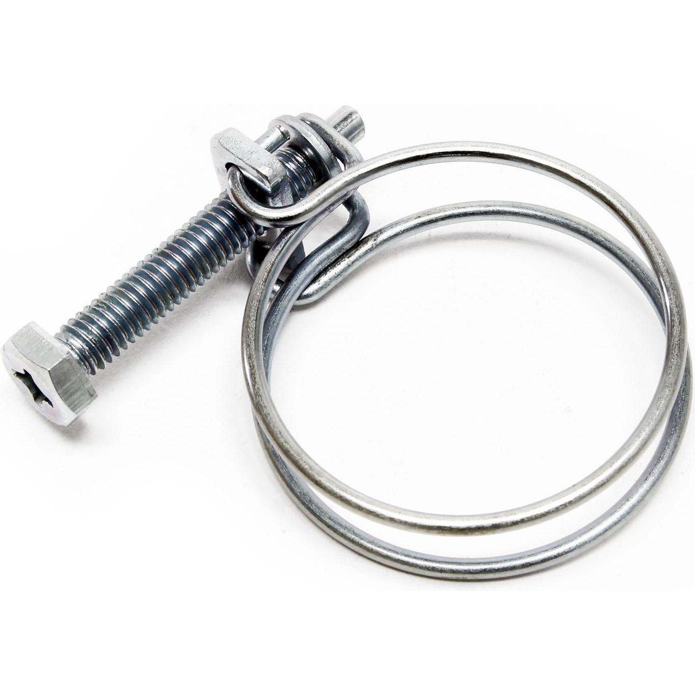 Wiltec, Zubehör Sanitärinstallation, Drahtschlauchschellen Schlauchschellen W1 26-30 mm 2,2 mm M6x40 Spiralschlauch