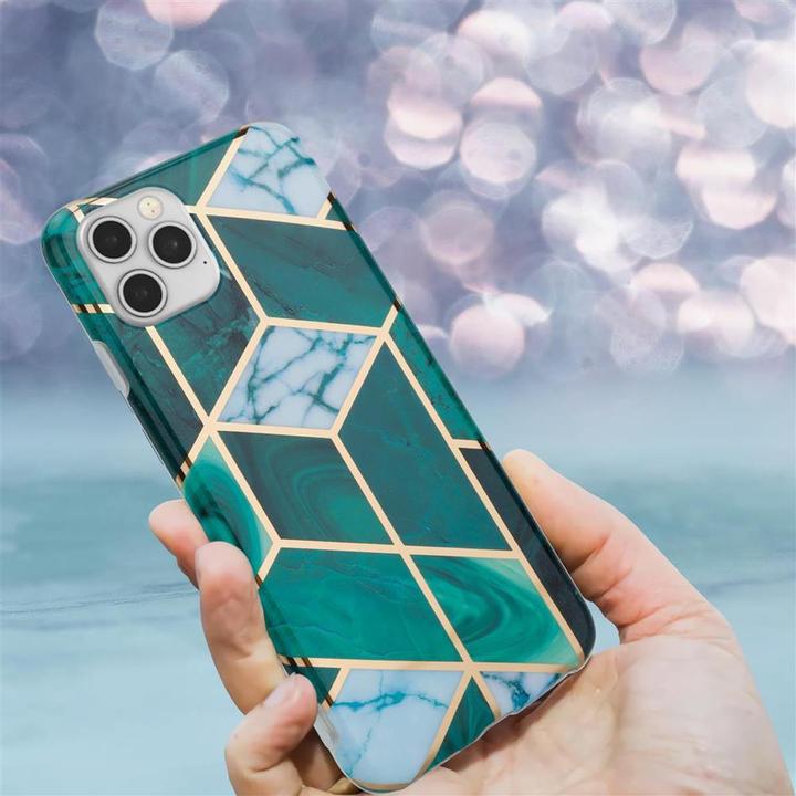 Actual product image Cadorabo IMD TPU Colorful Marble Cover (Apple iPhone 12, Realme 12 Pro+)