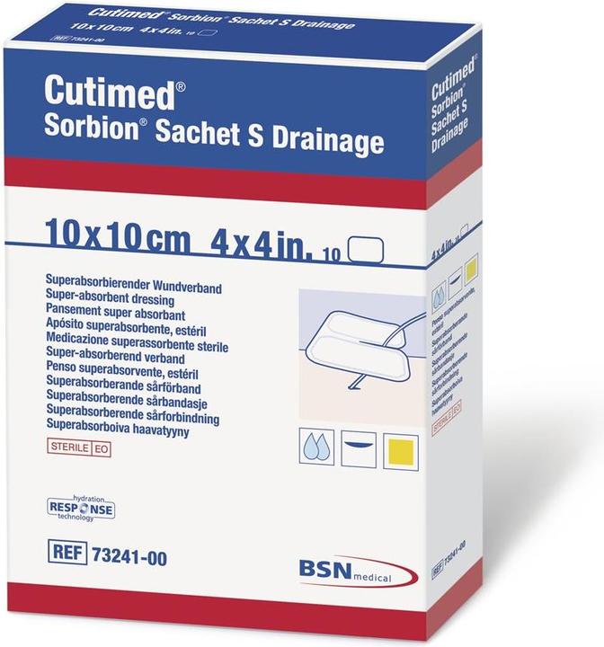 Actual product image BSN Sorbion Sachet S Drainage 10x10cm (10 x)