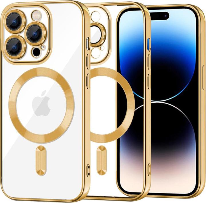 Image du produit Techsuit - Luxury Crystal MagSafe - iPhone 14 Pro - Gold (Apple iPhone 14 Pro)