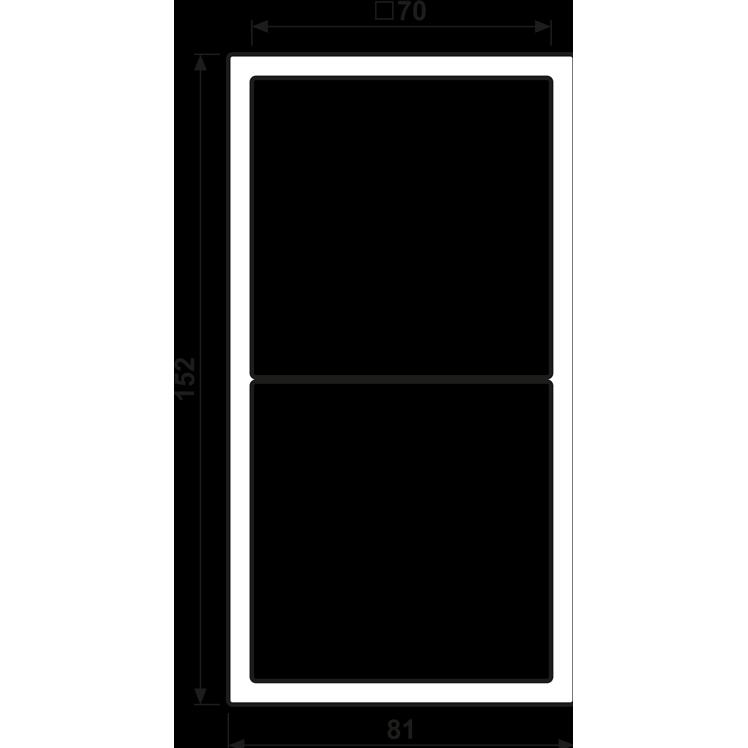 Thumbnail - JUNG, Zubehör Schalterprogramm, LSZ 982 BF WW. Produktfarbe: Weiss, Markenkompatibilität:, Design: konventionell