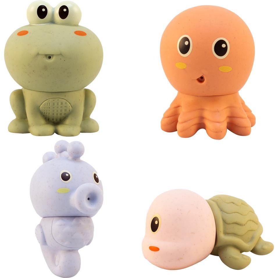 Magni - Bath Animals in Box, 4 pcs. Hygenic+Wheat Straw (5747) (5747)