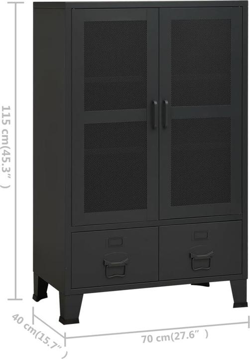 Produktbild VidaXL Vesile (70 x 40 x 115 cm)