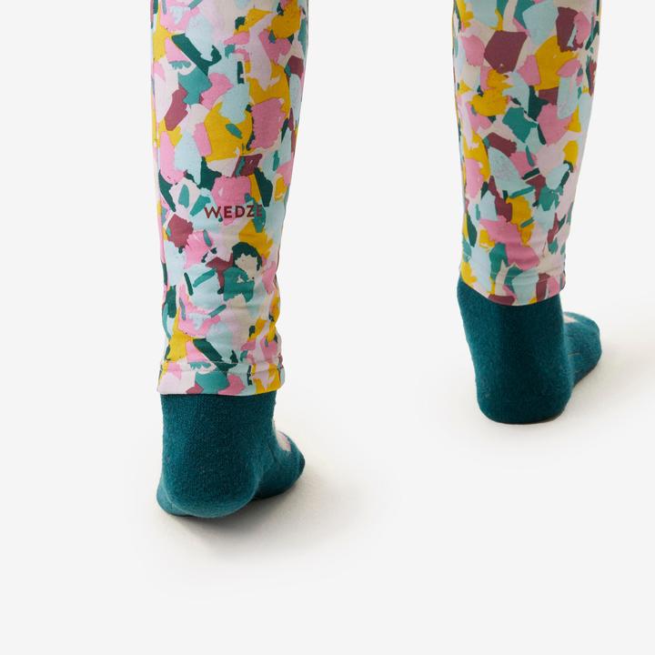 Actual product image Wedze Ski underwear functional trousers for children - BL 500 with motif (164)