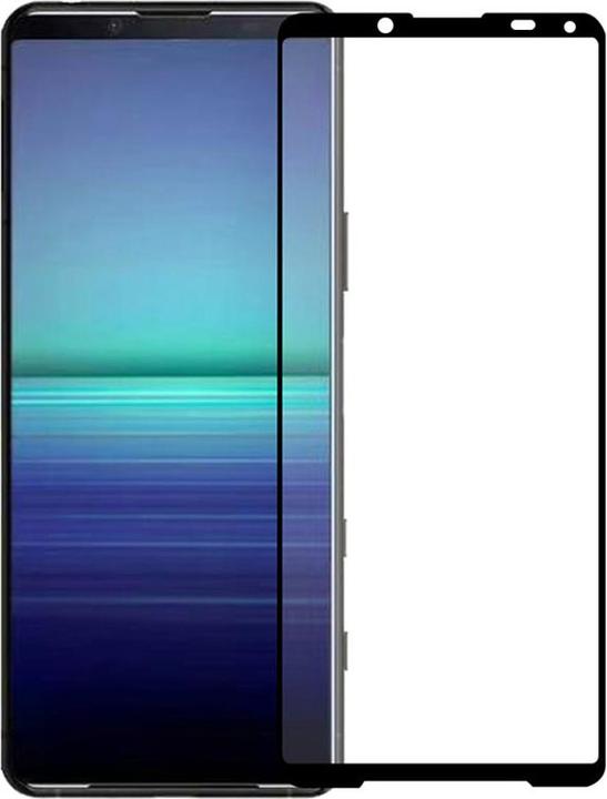 Actual product image PhoneLook 3D Tempered Glass Full Screen Display Protection Glass with Black Frame (1 pcs., Sony Xperia 5 II)