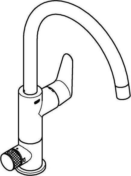 Produktbild Grohe Kchenarmatur mit Filterfunktion Blue chrom glnzend 31723000