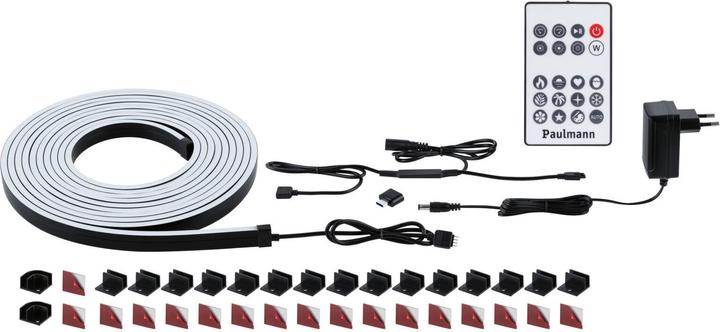 Actual product image Paulmann EntertainLED Hose Black Neon (RGB, 500 cm, Indoor)