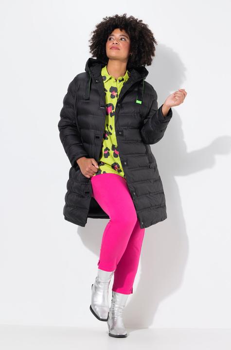 Produktbild Angel of Style Steppmantel, Straight Fit, Kapuze, Neon-Bänder (48)