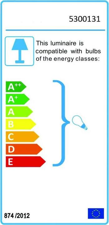 Energie-Label White Label Living Rose (E27, 450 lm)