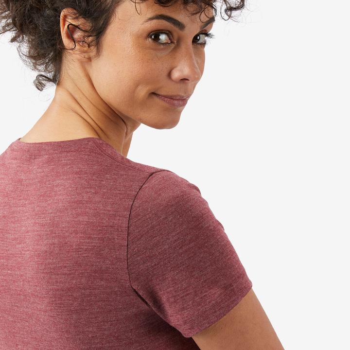 Produktbild Forclaz Women’s Short-Sleeved Merino Wool T-shirt, Merino Fresh - Brown (L)