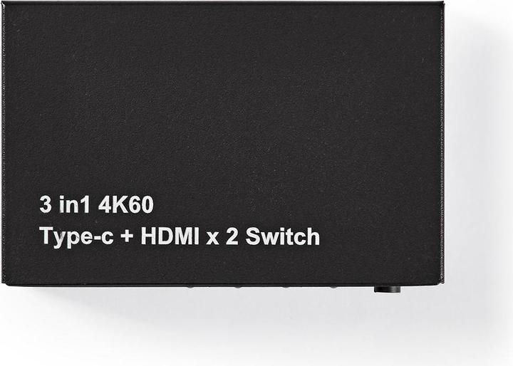 Actual product image Nedis 3-port (HDMI/USB-C, Switch - 4K 60Hz)