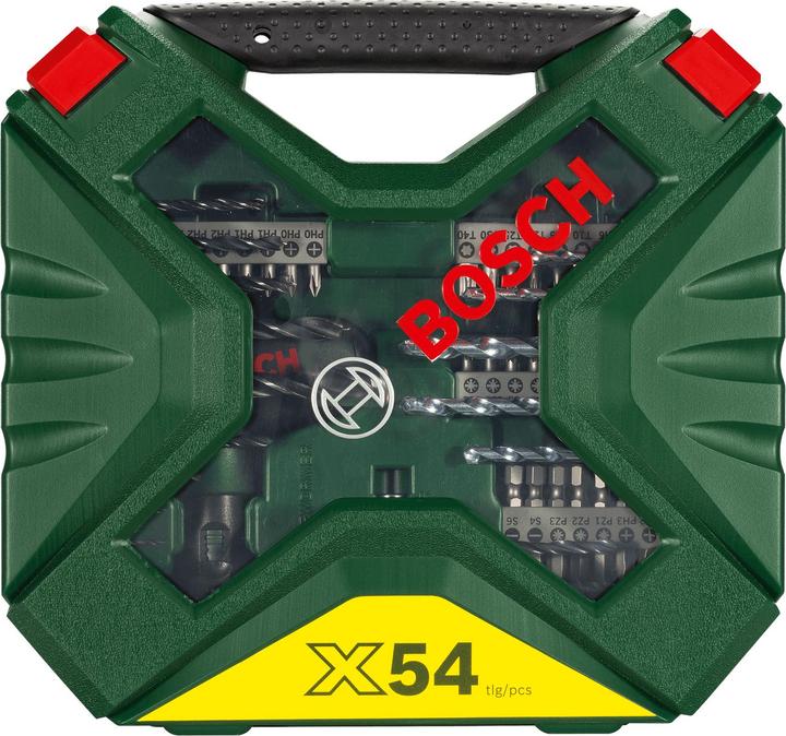 Produktbild Bosch Zubehör X-Line Classic Bohrer- und Schrauber-Set, 54-teilig (Innensechskant, Kreuz Pozidriv PZ)