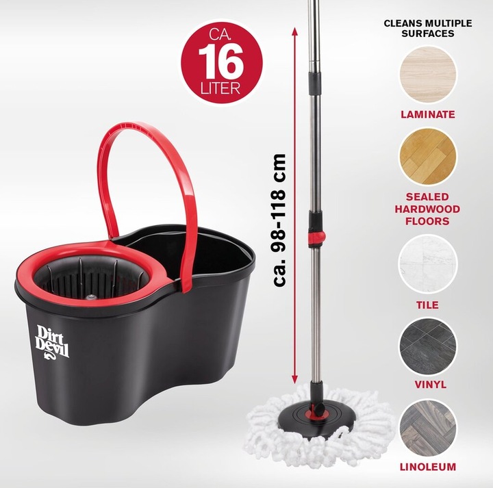 Actual product image Dirt Devil Wiping system with wringing device (1 pcs.)