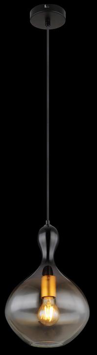 Image du produit Globo Lampe à Suspendre Métal Noir Mat, 1xe27 (E27)