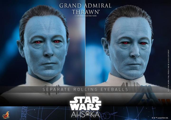 Actual product image Hot Toys Star Wars: Ahsoka Action Figure 1/6 Grand Admiral Thrawn 32 cm
