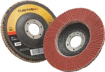 Actual product image 3M 3MTM CubitronTM II Flaprondel 967A, P80, Skrå, 125 mm, 10 pcs/box, PN65056