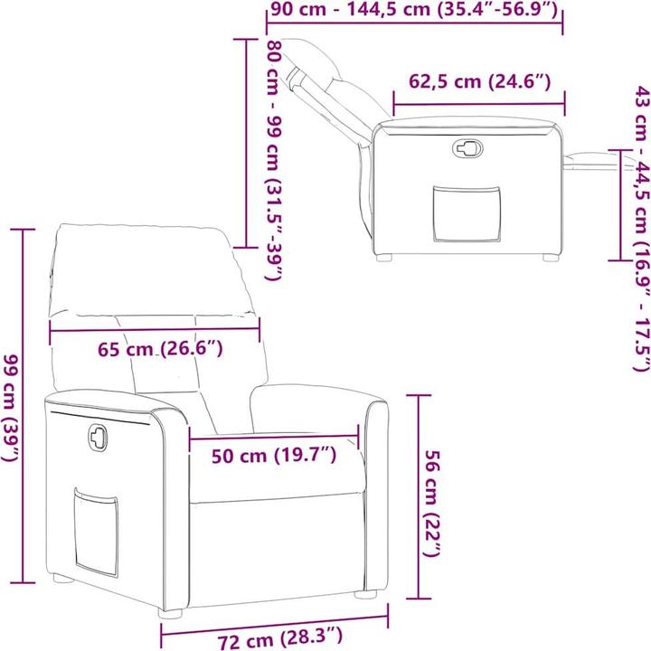 Produktbild vidaXL Relaxsessel