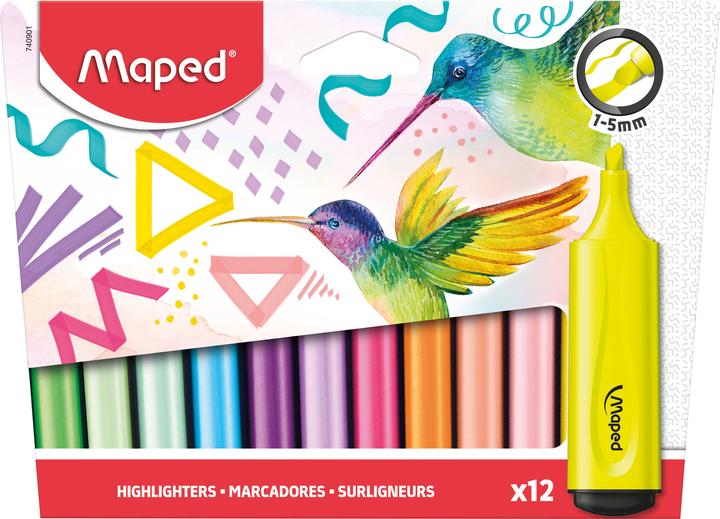Maped Highlighter FLUO'PEPS Classic, box of 12 (12x)