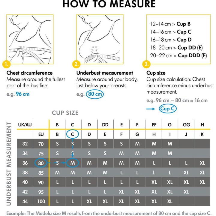 Actual product image Medela Keep Cool Ultra Pregnancy and Nursing Comfort Bra (XXL)
