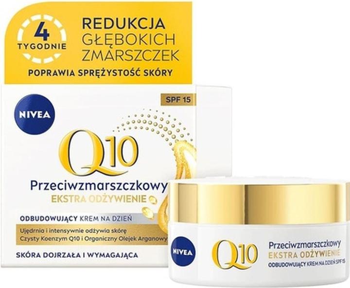 Actual product image NIVEA Q10 Power Anti-Wrinkle + Extra Nourishing (50 ml, Day cream, SPF 15)