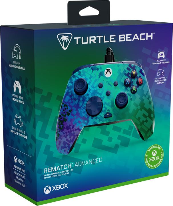 Produktbild Turtle Beach Rematch Advanced Wired Gamepad (Glitch Green (PC, Xbox One S, Xbox One X, Xbox Series S, Xbox Series X)