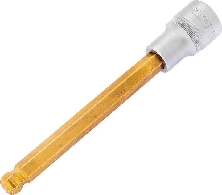 Produktbild HAZET Schraubendreher-Steckschlüsseleinsatz 986KK-10 ∙ Vierkant12,5 mm (1/2 Zoll) ∙ Innen Sechskant… (10 mm)