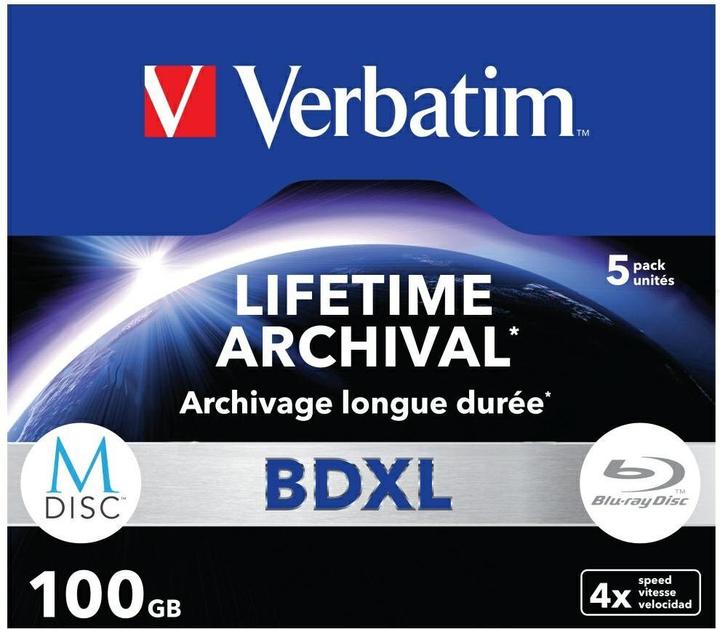 Immagine prodotto Verbatim Płyta BD-XL M-Disc 100GB 4X 5szt 43849 (5 x)