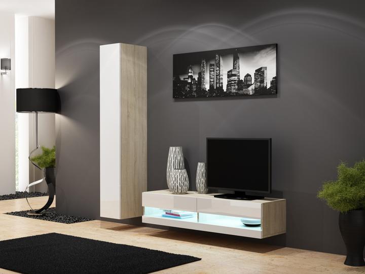 Produktbild Cama RTVVIGO140N SO/B TV-Ständer & Entertainment-Center 2 Regale (140 x 40 x 30 cm)