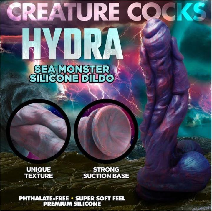 Actual product image Creature Cocks Hydra Seeungeheuer Silikon Dildo