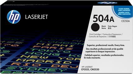 Image du produit HP 504A Black Original LaserJet toner cartridge, 5000 pages, black